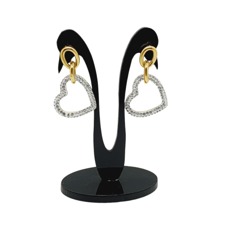 Orecchino Donna Acciaio mod. Cuore Oro