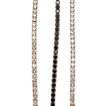 Bracciale Donna Acciaio mod. Tennis 4mm