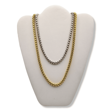 Collana Uomo Acciaio mod. Rolo