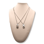 Collana Uomo Acciaio mod. Rosa dei Venti